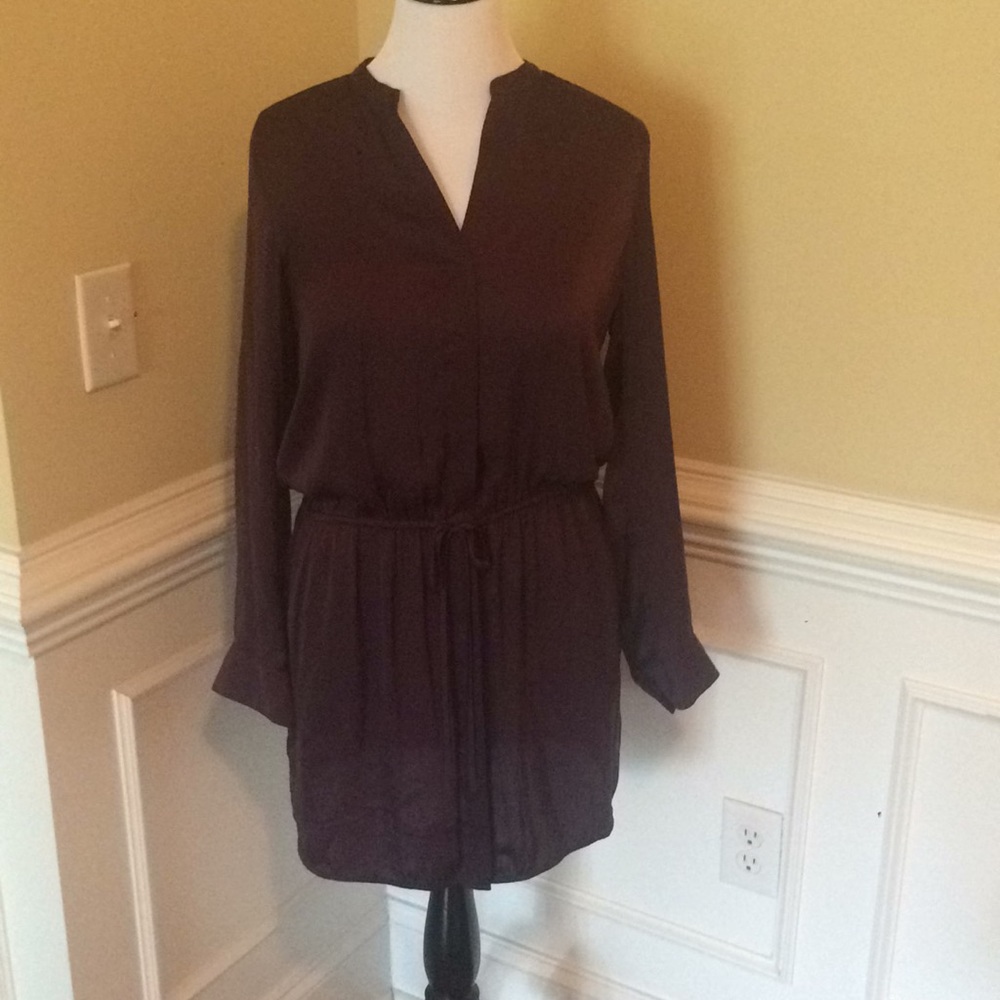 Vince Shirt Dress burgundy- size Medium - new tag